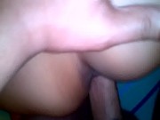 Cogiendo a mi chava desde atras, en su casa
