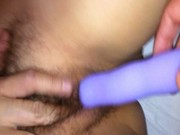 Mexicanita disfrutando del novio y del vibrador
