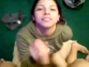 Mi chaparrita tragandose la leche