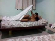 Con mi primita morena en un hotel