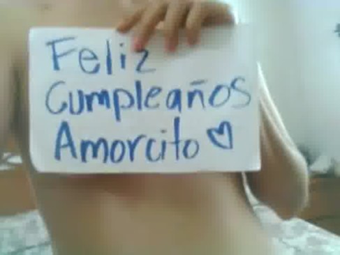 Le regala un videito xxx por su cumpleaños