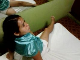 Con Corina una chica bien puta en un motel