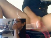 Secretaria se masturba en su oficina y se viene varias veces ufff!